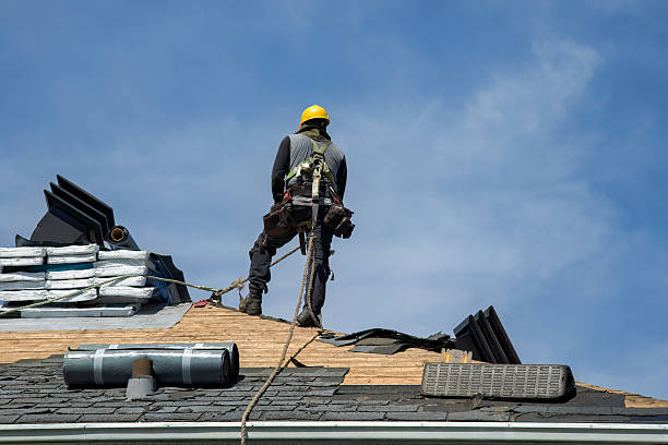 Professional Roofing technician working in Cataumet, MA